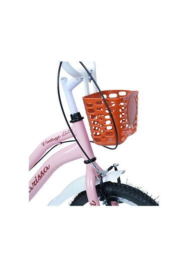Xbyc 1689 Çocuk Bisikleti Ön Sepet Plastik 16-20 Jant Uyumlu Bisiklet Sepeti Kahverengi Renk