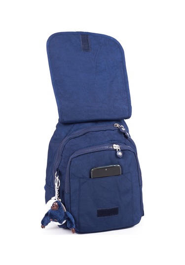 Küçük Boy Krinkıl/klinkır Su Geçirmez Çok Gözlü Uzun Askı Günlük El Omuz Sırt Çantası Lacivert 13-5a Lacivert