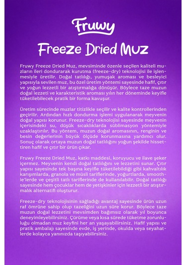 Freeze Dried Muz Diğer