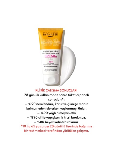 Byphasse Anti-Aging 3'ü 1 Arada Renkli Güneş Kremi SPF50+ 50 ML