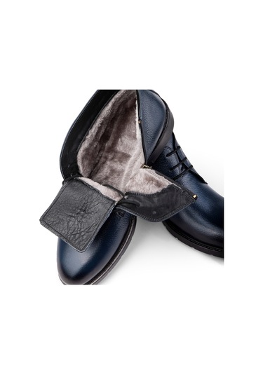 Jaka Hakiki Deri Kauçuk Taban Uzun Erkek Bot, Boğazlı Bot, Postal