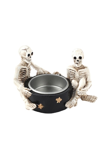 Suntek Cadılar Bayramı Mumluk Pratik 8,8-cm-x-6,6-cm-x-5,8-cm