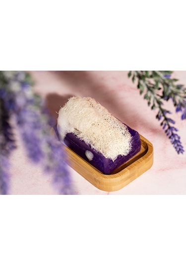 Volkan Ates Natural & Beauty Lavanta Yağlı Kabak Lifli Doğal Sabun 130 G