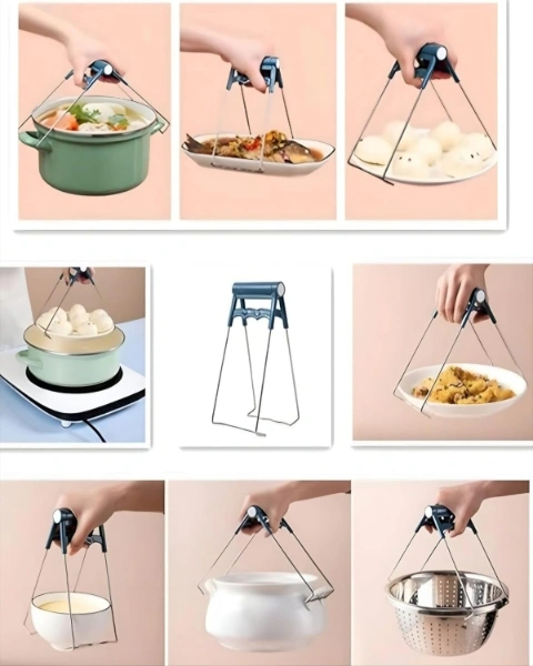 4 Parça Yanma Önleyici Mutfak Seti - Tencere Tabak Tutucu Ve Fırı Diğer