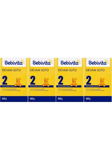 Bebivita 2 Bebek Sütü 400 G 4'lü Set