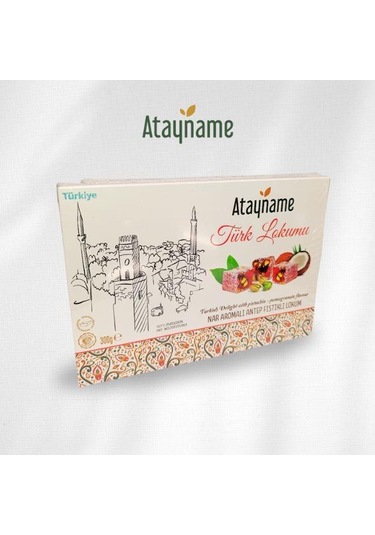 Atayname Nar Aromalı Antep Fıstıklı Lokum 300 G