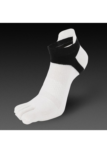 Homyl Erkekler Ve Kadınlar Için Ayak Bileği Çorap Pamuklu Beyaz