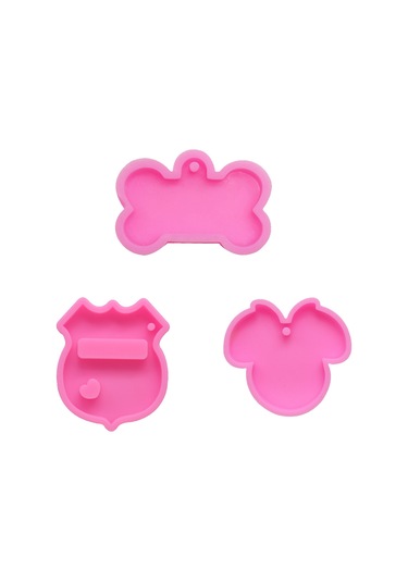 Duangduang Anahtarlık Charms Silikon Kalıplar Anahtarlık Kalıp Dıy Kolye Döküm Silikon Kalıp