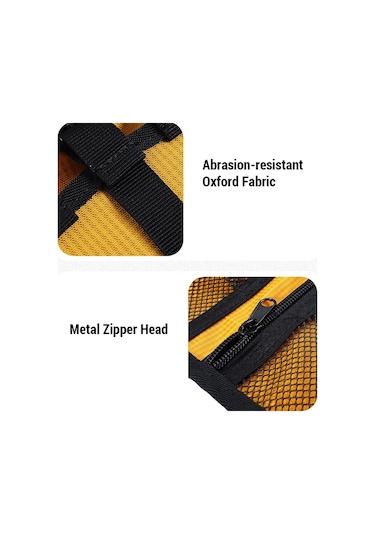 Luckstone Tırmanma Quickdraw Asılı Saklama Çantası Tırmanma Dişlisi Sarı