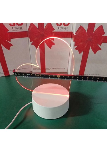 Yaratıcı Led Yazı Tahtası 7 Renkli Gece Lambası, Dokunmatik Ve Uzaktan Kumanda 5 Çok Renkli