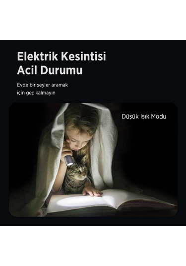 Bix Bx2186fl 3w Led Max. 910 Lümen Şarjlı Uzun Menzilli El Feneri Gri