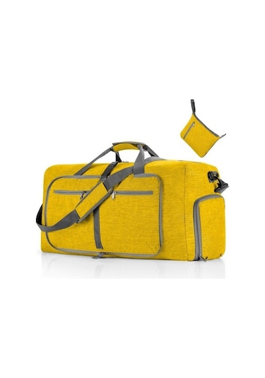 Pazly--katlanır Çanta Seyahat Spor Bagaj Çantası 115l Sarı