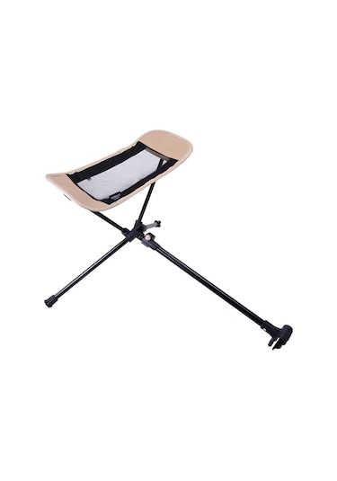 Suofeng Açık Hava Ayak Dayanağı Katlanır Sandalye Ayak Dayanağı Rahat Boş Zaman Kamp Balıkçılık Teleskopik Ayak Dayanağı Katlanır Sandalye Ayak Dayanağı Alüminyum Alaşımlı Ayak Desteği Bej Bej