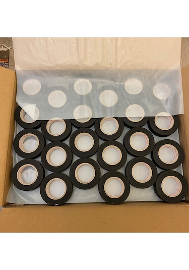 Bez Bant Tüysüz Coroplast 19 Mm x 15 Metre Siyah 10 Adet