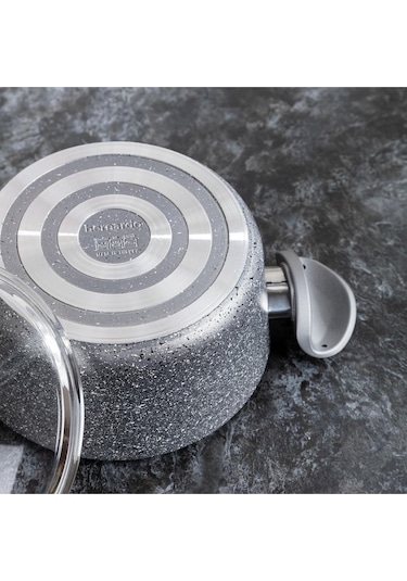 Pietra - 24 Cm Derin Granit Tencere Gri