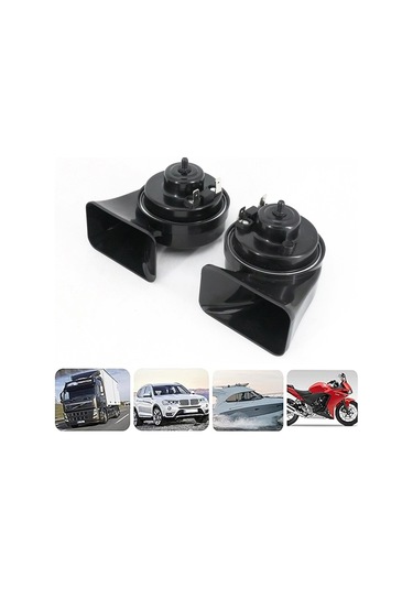 Honmex 12v 10 Sesli Abs Otomobil Salyangoz Klipsi - 125-130db Yüksek Ses, Araç Motosiklet Uyumlu, Kolay Kurulum Kontrol Seti