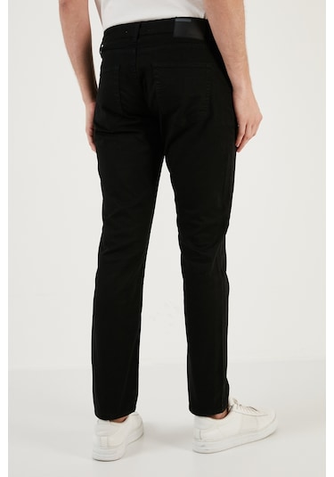 Buratti Pamuklu Normal Bel Regular Fit Boru Paça Jeans Erkek Kot Pantolon 2210J57Parma Siyah