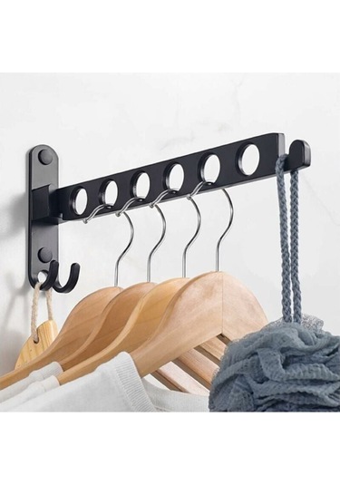 Katlanabilir Duvar Askısı 90 Döndürülebilir Kurutma Askısı Banyo Balkon Otel İçin B Diğer