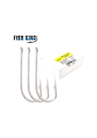Fısh Kıng 401ss Paslanmaz Demir Dikenli Kanca 6/0 -1/0 25 Adet/paket 1 -8 50 Adet/paket Jig Sazan Balıkçılığı 5-0