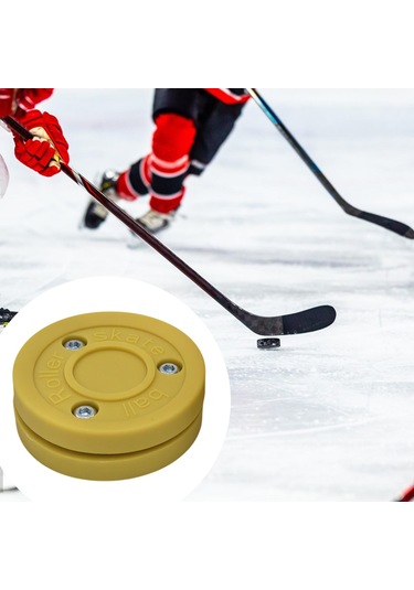 Homyl Roller Hokey Diski Uygulama Hediyesi Oyun Eğitimi Sarı Sarı