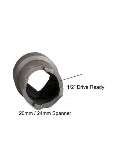 Suntek Kawasakı Motor Mount Spanner Somun Soket Aracı 20 Mm 24 Mm