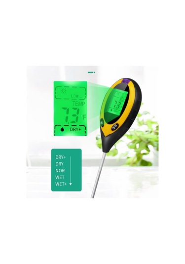 Irfora 4in1 Dijital Toprak Analiz Cihazı Çok Fonksiyonlu Toprak