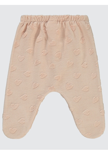 Civil Baby Kız Bebek Patikli Tek Alt 1-6 Ay Pudra Pudra