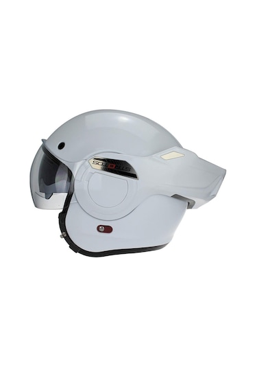 Sway Sw 907 Stratos 180 Çene Açılır Motosiklet Kaskı Beyaz