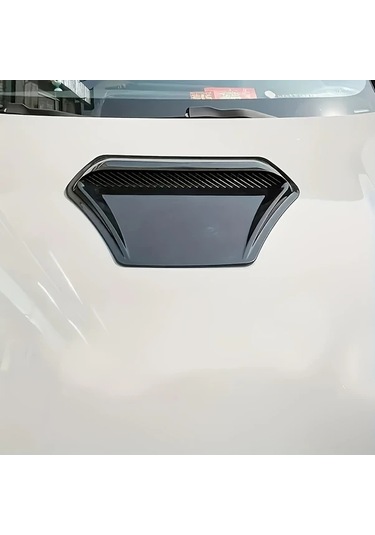 Hightower Universal Jdm Stil Parlak Abs Kaput Hava Emme Kapağı Karbon Fiber Görünüm