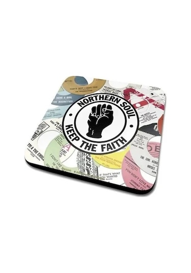 Bardak Altlığı Northen Soul Labels Çok Renkli