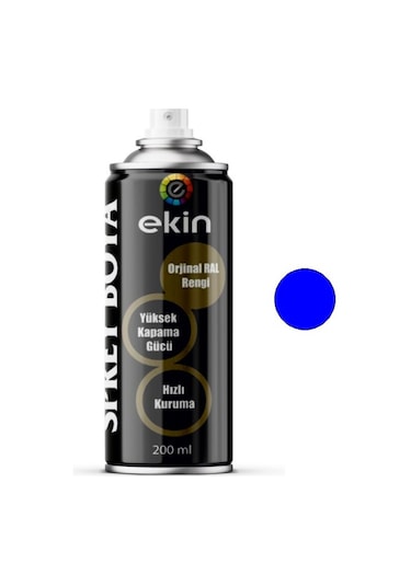 Sprey Boya 200 Ml Mavi Parlak Çok Amaçlı Mor
