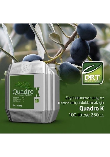 Quadro-K | Potasyum Tiyo Sülfat 20 Litre