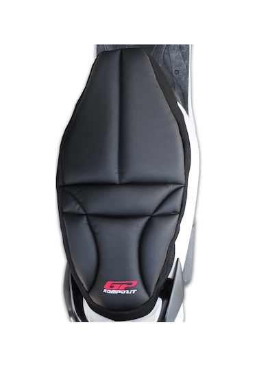 GP Kompozit Honda Dio 2021-2025 Uyumlu Fileli Motosiklet Konfor Sele Kılıfı Siyah