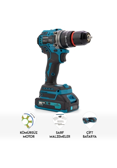 Dawreek 10 Mm Blue1 Kömürsüz Vidalama