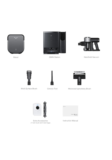 Ecovacs Deebot X2 Combo Akıllı Robot Süpürge Siyah