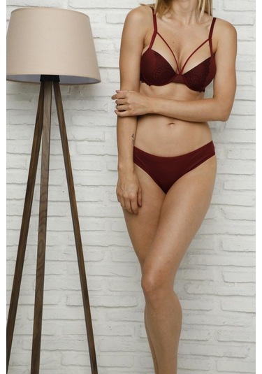 Nipora Kadın Dantel Destekli Ipli Sütyen Takım Bralet Takım 4408