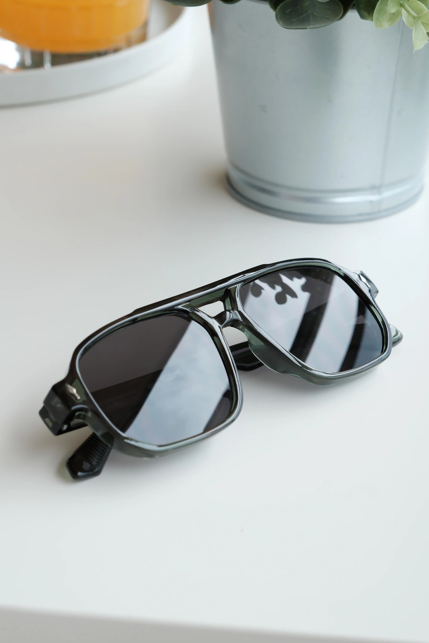 Royal Eyewear Re1009 Yeşil Güneş Gözlüğü Siyah - Mavi