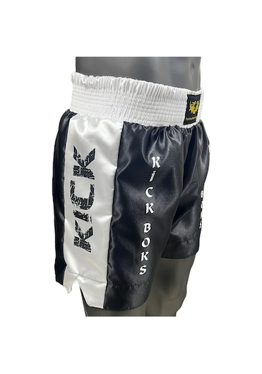 Kickboks Şortu - Kickboks Antrenman Ve Müsabaka Şortu Siyah
