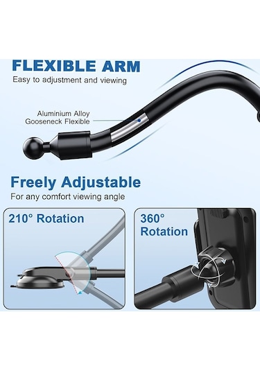 40cm Vantuzlu Otomatik Kilitlenen Telefon Tutacağı / Syte192