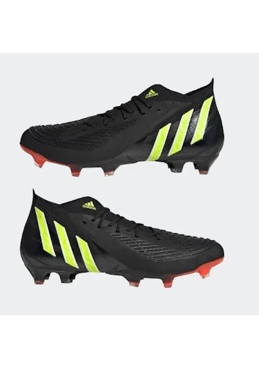 adidas Predator Edge.1 Çim Saha Kramponu - Siyah gw1032 P-96 Siyah