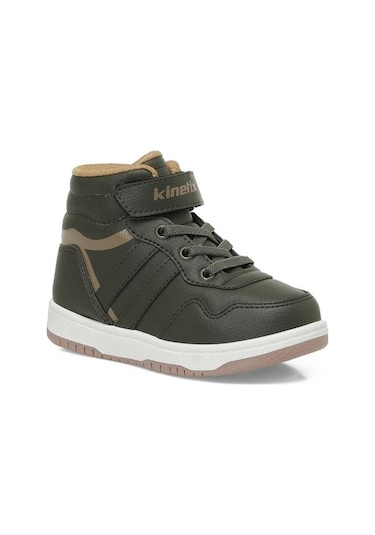 Kinetix Cax Haki Boğazlı Cırtlı Erkek Çocuk Spor Ayakkabı Haki