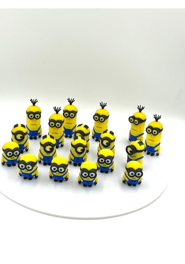 18 Li Minions 3d Baskı Figür Seti Çocuklar Ve Koleksiyoncular Için Minions