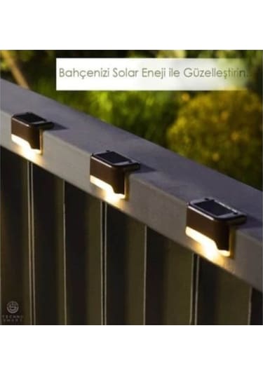 Waterproof Solar Merdiven Lambası 4 Adet (549768337)