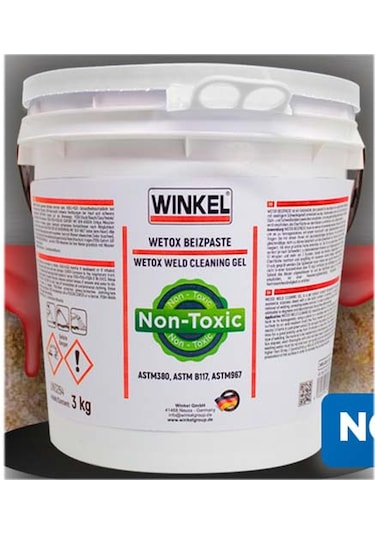 Wetox Toksik Içermeyen Kaynak Temizleme Jeli 3 Kg