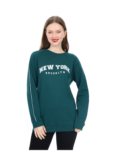 Kadın Sweatshirt - Şerit Garnili 0156mvng 001