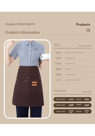 Su Geçirmez Çift Cepli Yarım Önlük - Yeşil Um46724-43 Yurt Dışından Yeşil