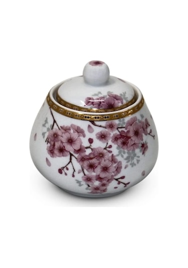 Rosenberg Kapaklı Seramik Şekerlik 276921042 Beyaz