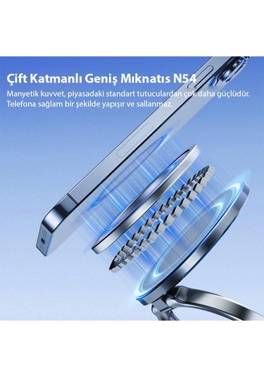 Ally Vakumlu Telefon Tutucu Araç-navigasyon Manyetik Telefon Tutucu Magsafe