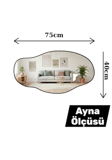 Robin Home Antre Hol Salon Aynalı Dresuar Kapaklı Metal Ayaklı No1 Sepet Kahverengi