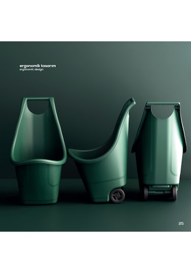 Bahçe Arabası 50 Litre - Antrasit Renk